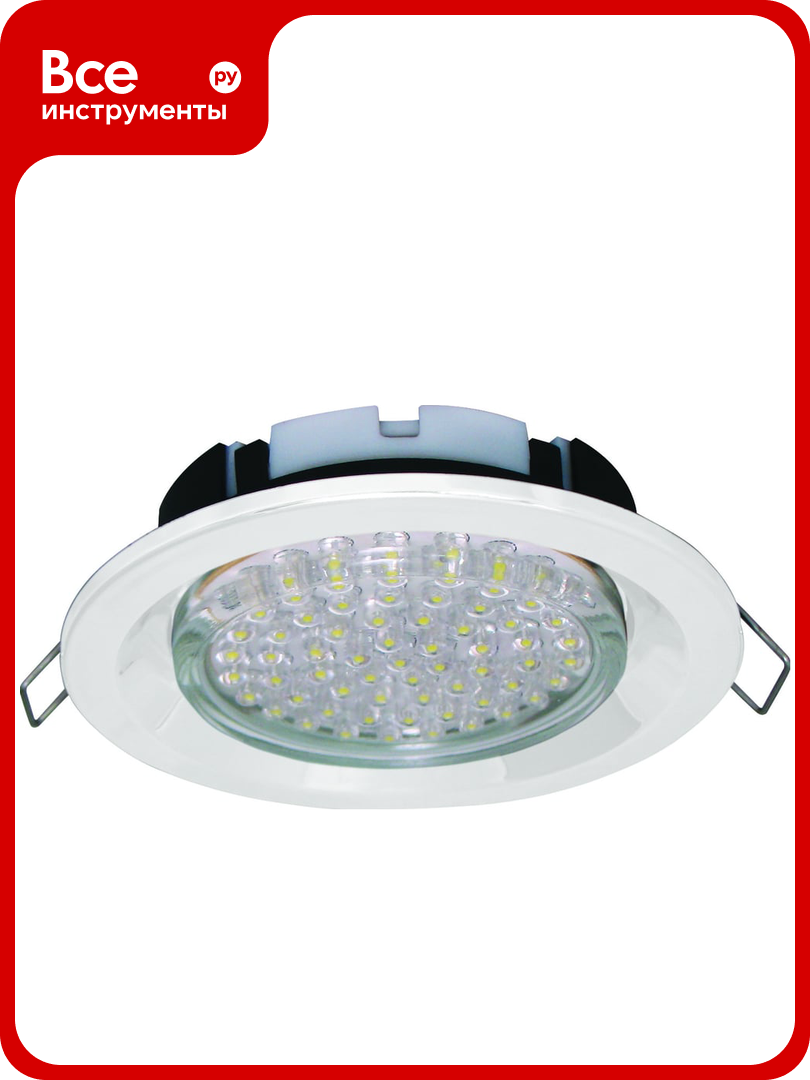 Встраиваемый светильник Ecola GX53 FT3225 глубокий легкий белый 27x109 FW5305ECB