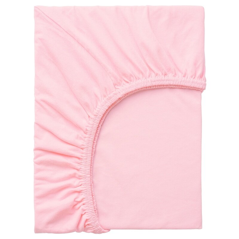 Простыня LINENS, ранфорс 100%, 160 x 200 х 25см, розовая, подарочная упаковка
