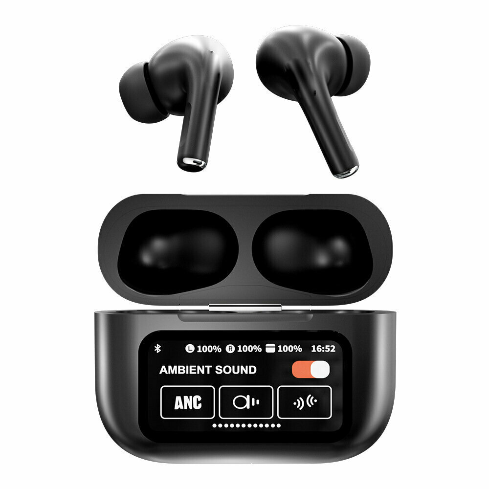 Беспроводные наушники, с дисплеем, для iPhone Android Pods Pro 2 iOS, с сенсорным экраном — фото 1