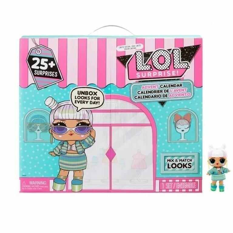 LOL Surprise! OOTD Advent Calendar with 25+ Surprises - Адвент календарь ЛОЛ Сюрпрайз с эксклюзивной куклой