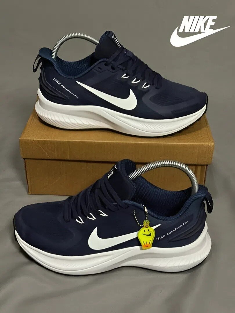 Кроссовки NIKE Nike Alpha Zoom Pro, полнота 5 (RU)/ на среднюю стопу, размер 43, синий