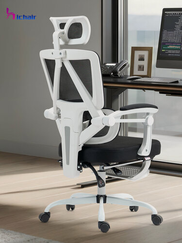 Изображение товара Кресло офисное HICHAIR RY-H899, с регулировками, двойная спинка, черное/белое