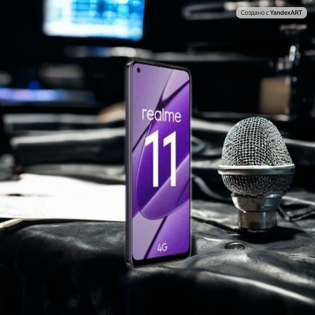 Смартфон Realme 11 AMOLED 90 Гц, камера 108 МП, быстрая зарядка 67 Вт — Dark Glory 8/256 ГБ