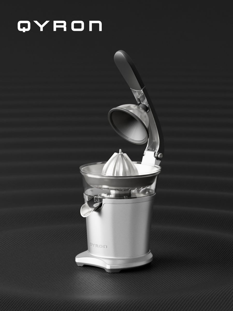Соковыжималка цитрусовая QYRON JC601 нержавеющая сталь литой конус