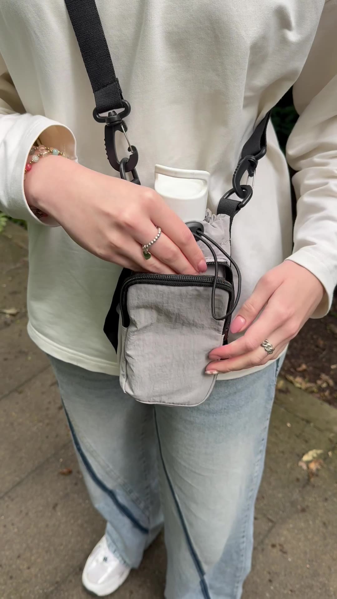 Сумка мессенджер Journey, серый — фото 1