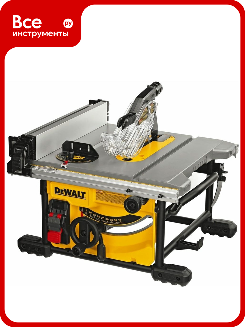 Настольная пила 1850 Вт 5800 об/мин диск 210x30 мм DEWALT DWE7485-QS