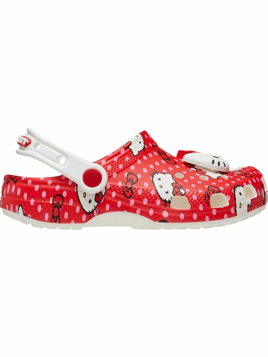 Сабо Crocs Hello Kitty Red Classic Clog, размер M10/W12 US, красный
