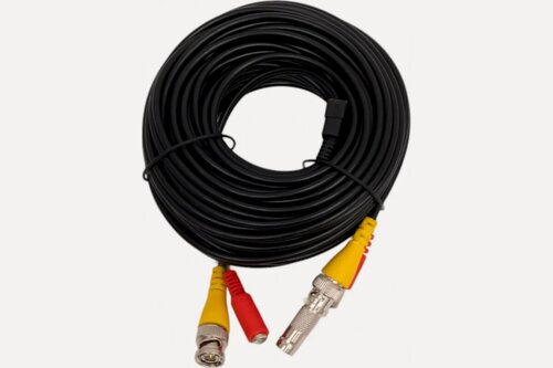 Изображение товара REXANT Кабель видеонаблюдения BNC + DC питание, длина 18 м, 18-1718, соединительный