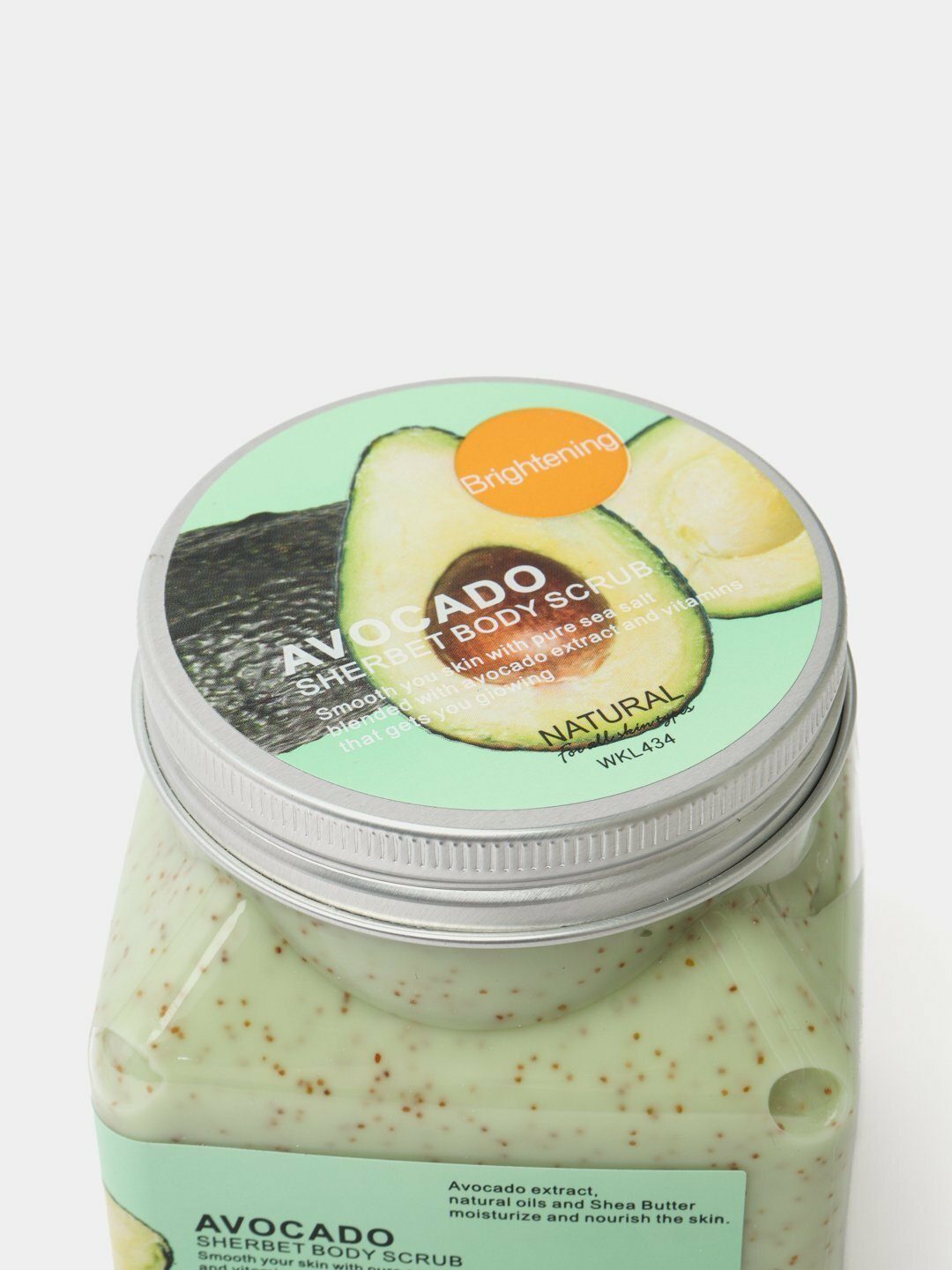 Скраб для тела и лица, очищающий пилинг Wokali Sherbet Body Scrub, 500 мл