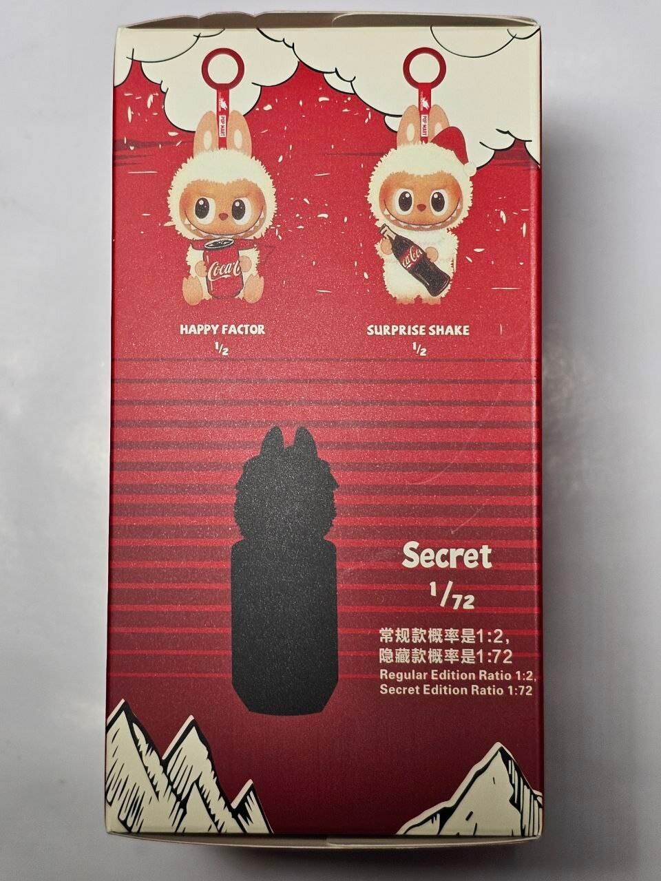Лабубу мягкая игрушка брелок с колой/ The monsters Labubu серия кока-кола/ Сюрприз бокс (реплика) — фото 1