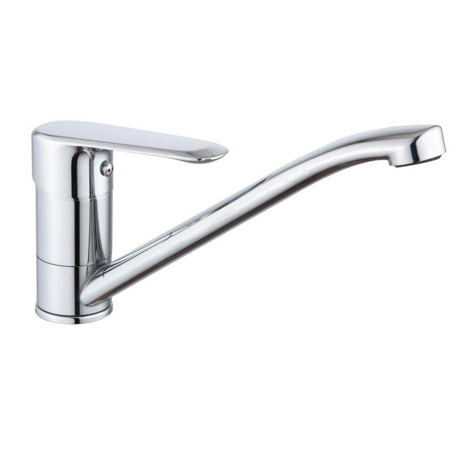 RAIN Гранат  561 328   Смеситель для кухни  низкий  картридж 35мм  латунь  хром