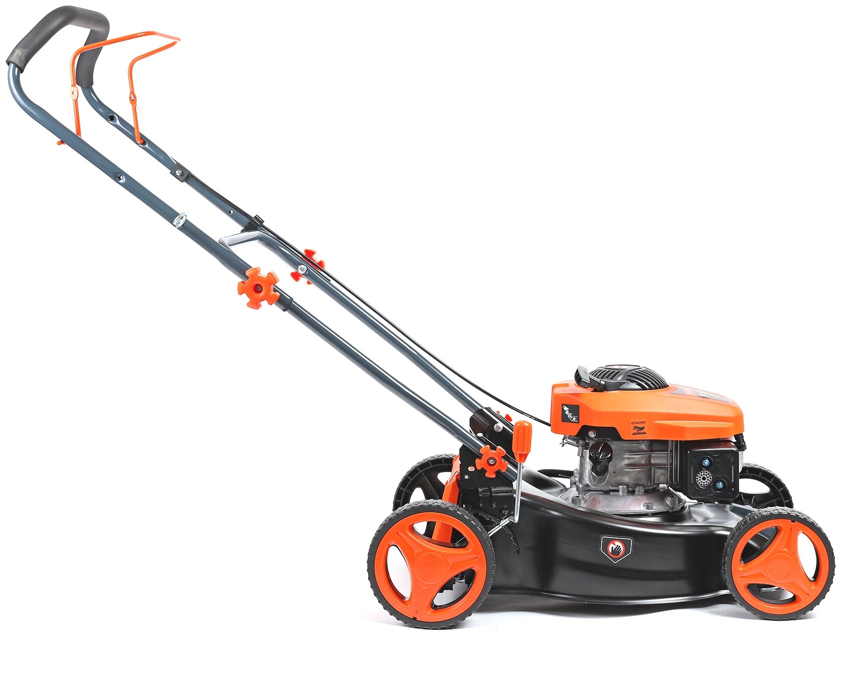 Газонокосилки Бензиновые Бензиновая газонокосилка PATRIOT PT 41 LM (512109002) (с жестким травосборником), 41 см