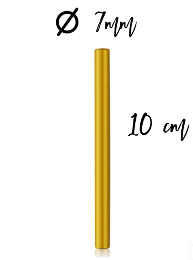 Золотой сургучные палочки мини для писем от Kumiholand 5 штук — фото 1