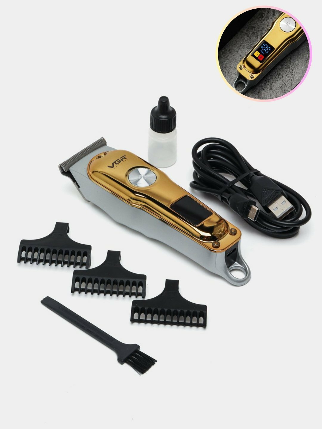 Электробритва-триммер для бритья и усов, модель VRG V-290 — фото 1