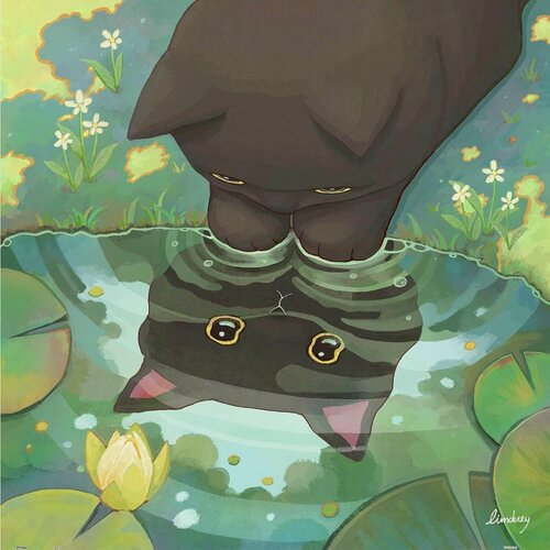 Изображение товара Пазл для взрослых Pintoo 900 деталей, элементов: Лимдуэй. Пруд