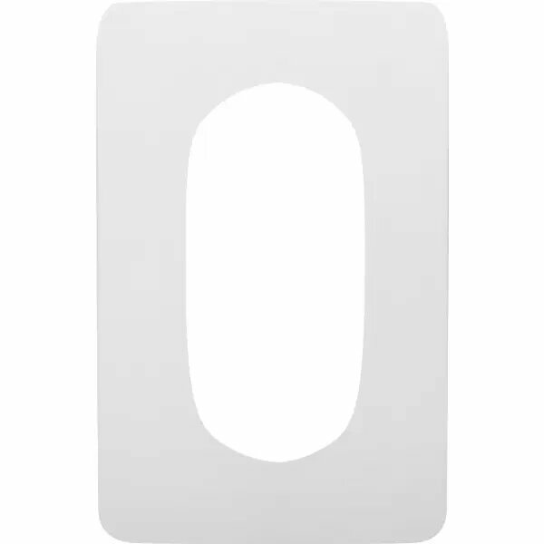 Накладка для розетки №2 2 поста цвет белый