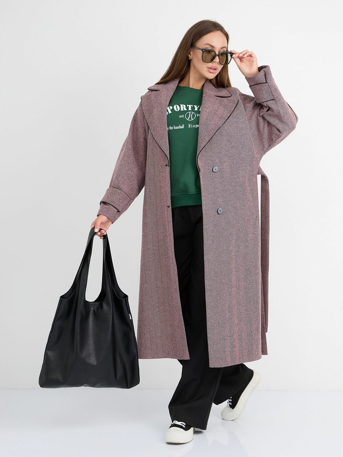 Пальто LOOKRE, размер 1, фиолетовый