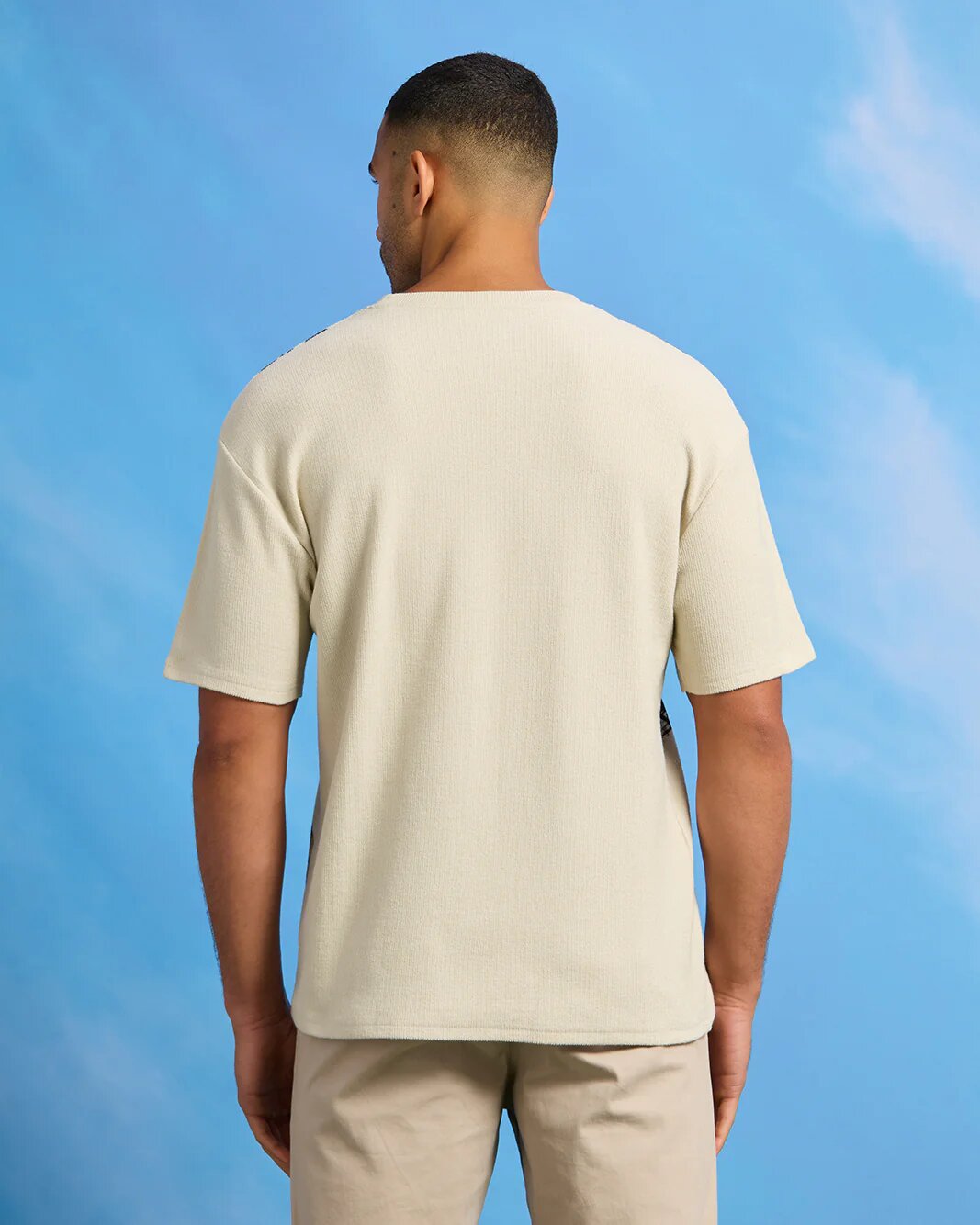 Футболка REDTAG, размер 2XL, бежевый — фото 1