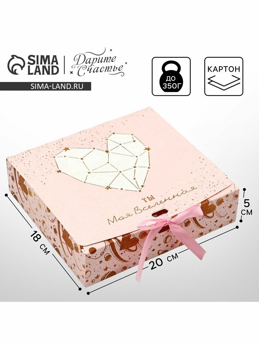 Коробка подарочная складная упаковка 