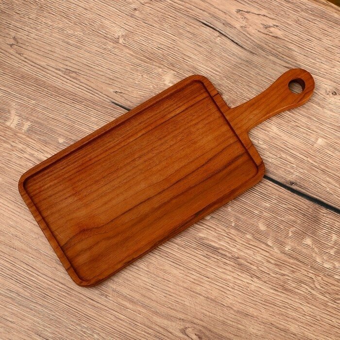 Блюдо 35х15х15 см тиковое дерево