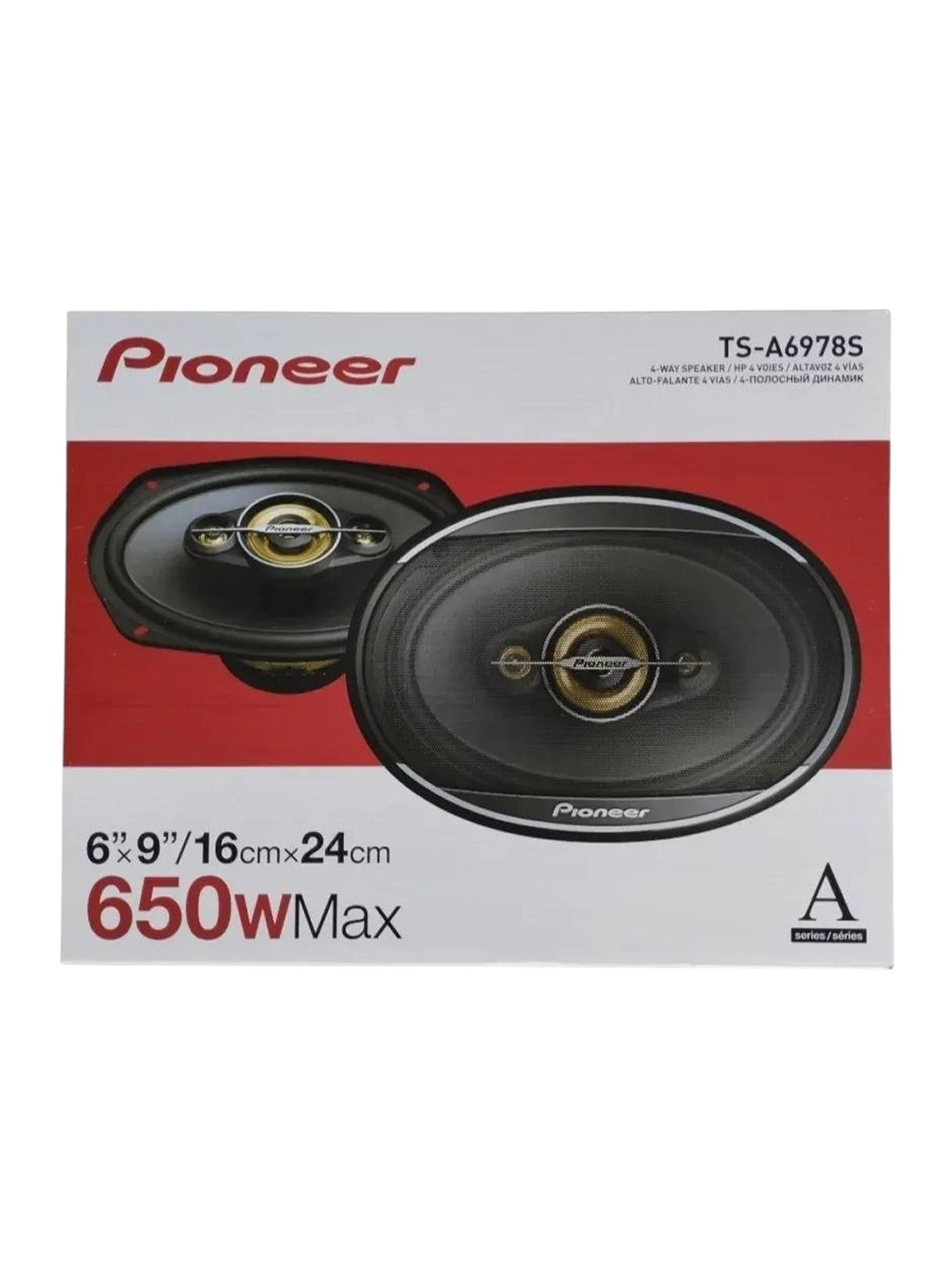 Автомобильные колонки Pioneer TS-A6978S, 15x23 см (6x9 дюйм.), 650Вт
