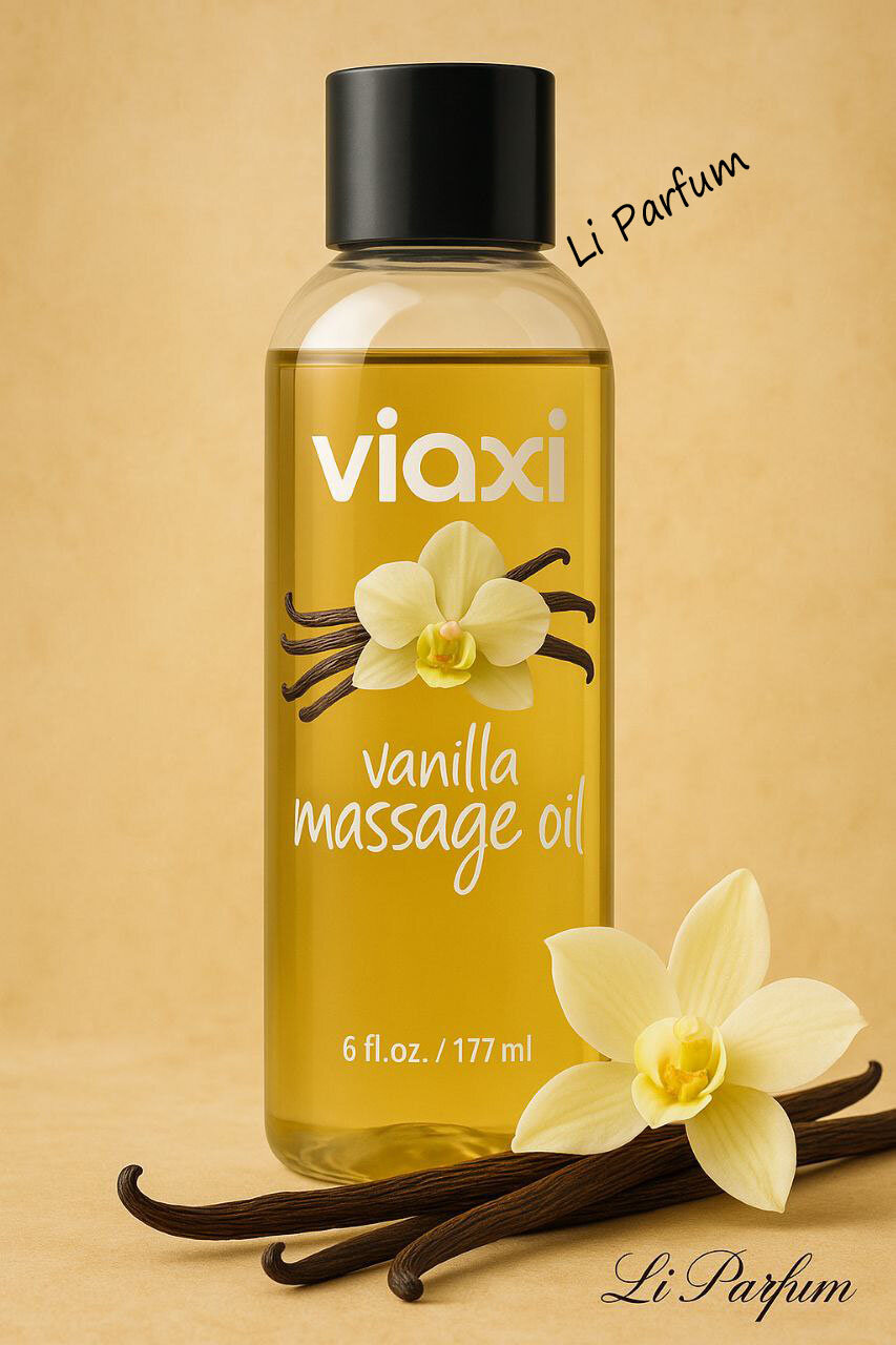 Массажное масло Viaxi Vanilla, с ароматом ванили, для всех типов кожи, 177мл