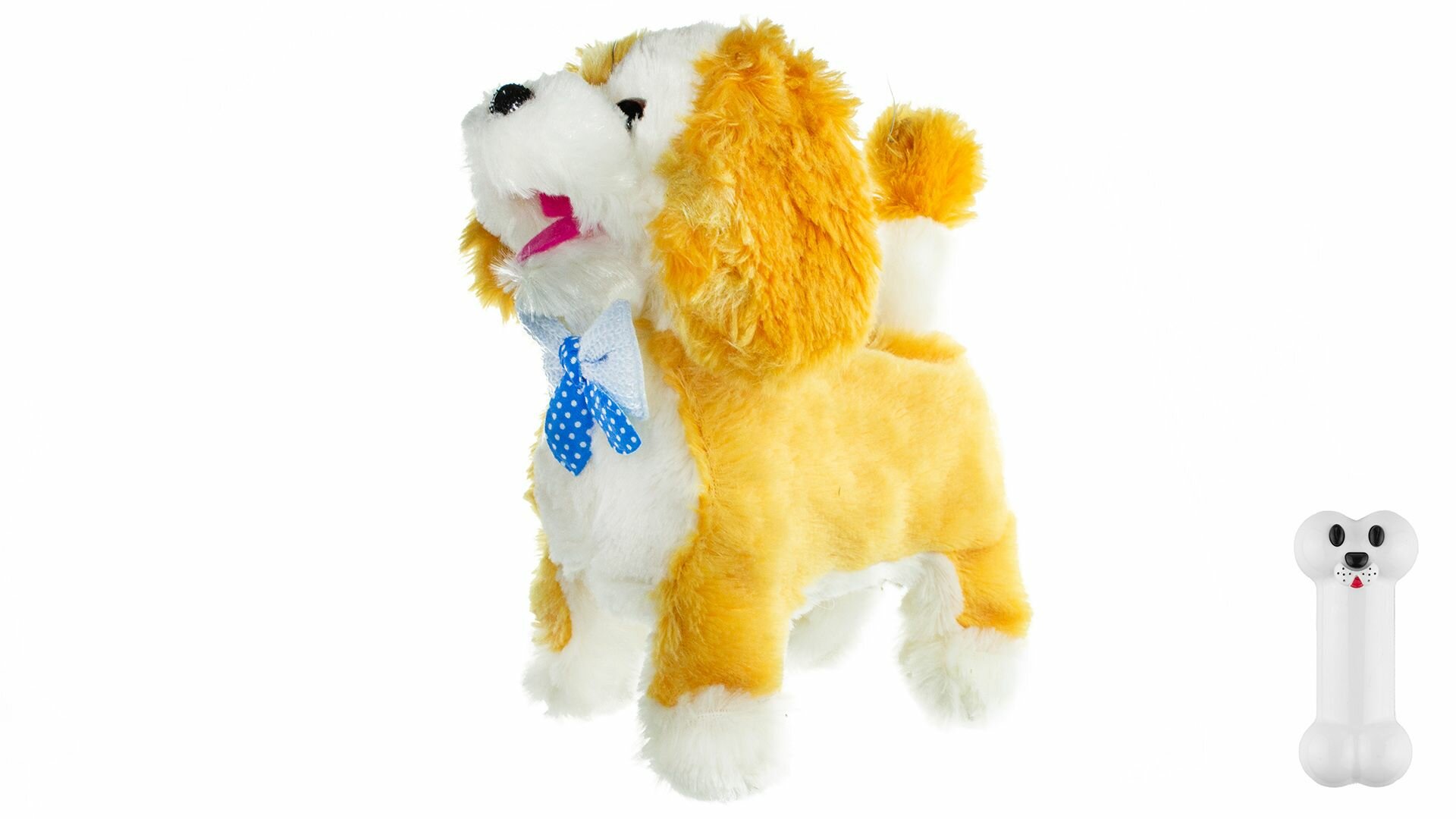 Плюшевая собака Nanyang "Спаниель", управление с пульта, звуковые эффекты