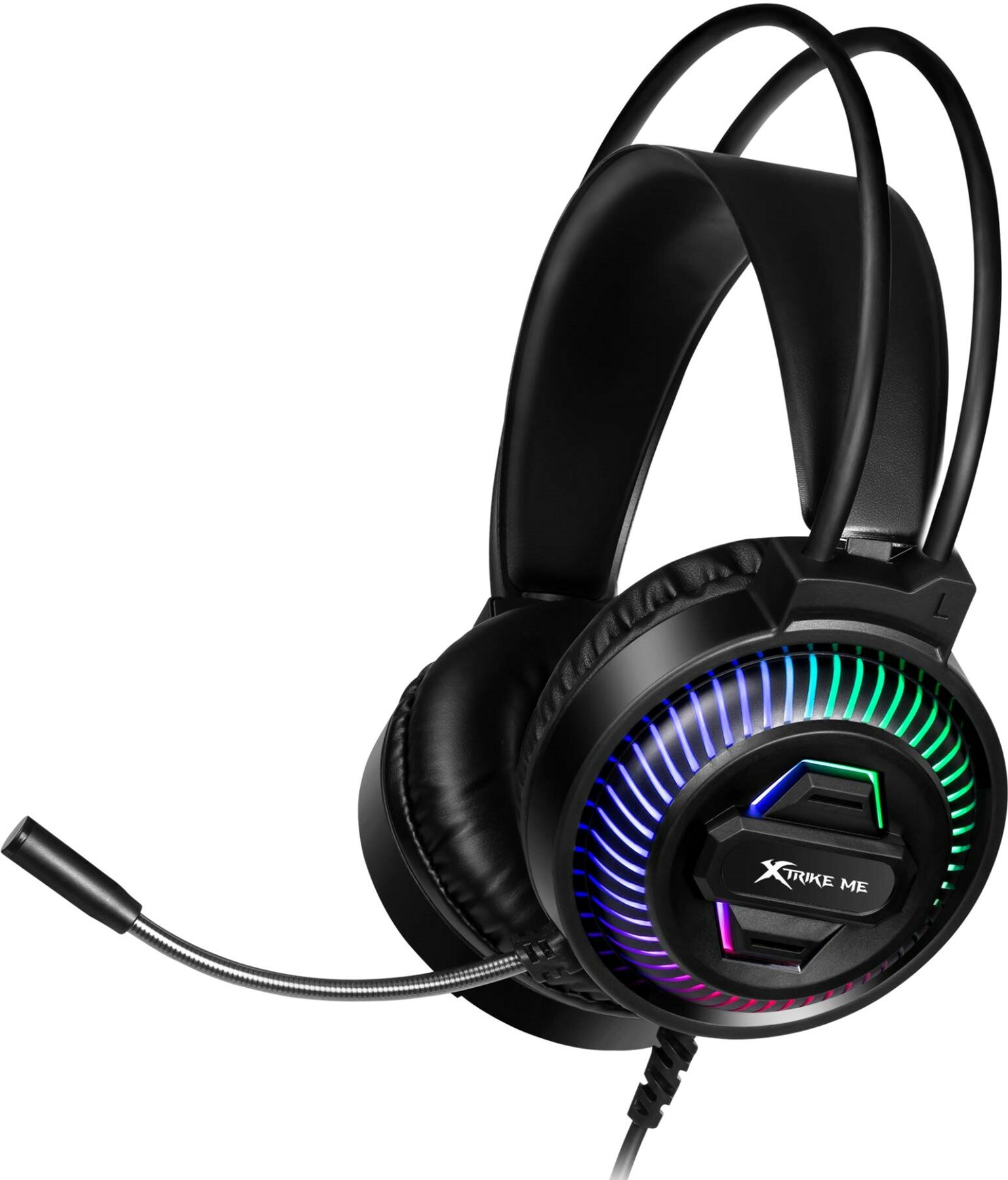 Гарнитура Xtrike Me GH-510 RGB, проводная, игровая, стереозвук