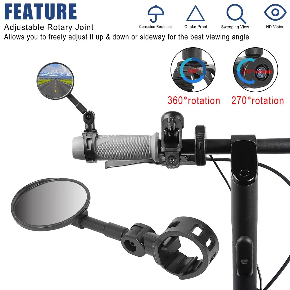 Зеркала Заднего Вида Xiaomi Зеркала заднего вида для Xiaomi M365 1S Pro Mi3 для Ninebot F20 F30