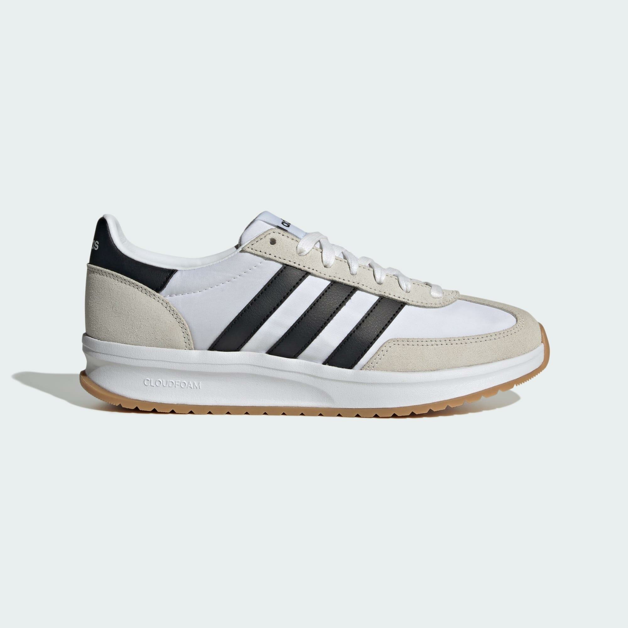 Кроссовки adidas Run 70s 2.0, размер 11 UK, белый/черный/серый