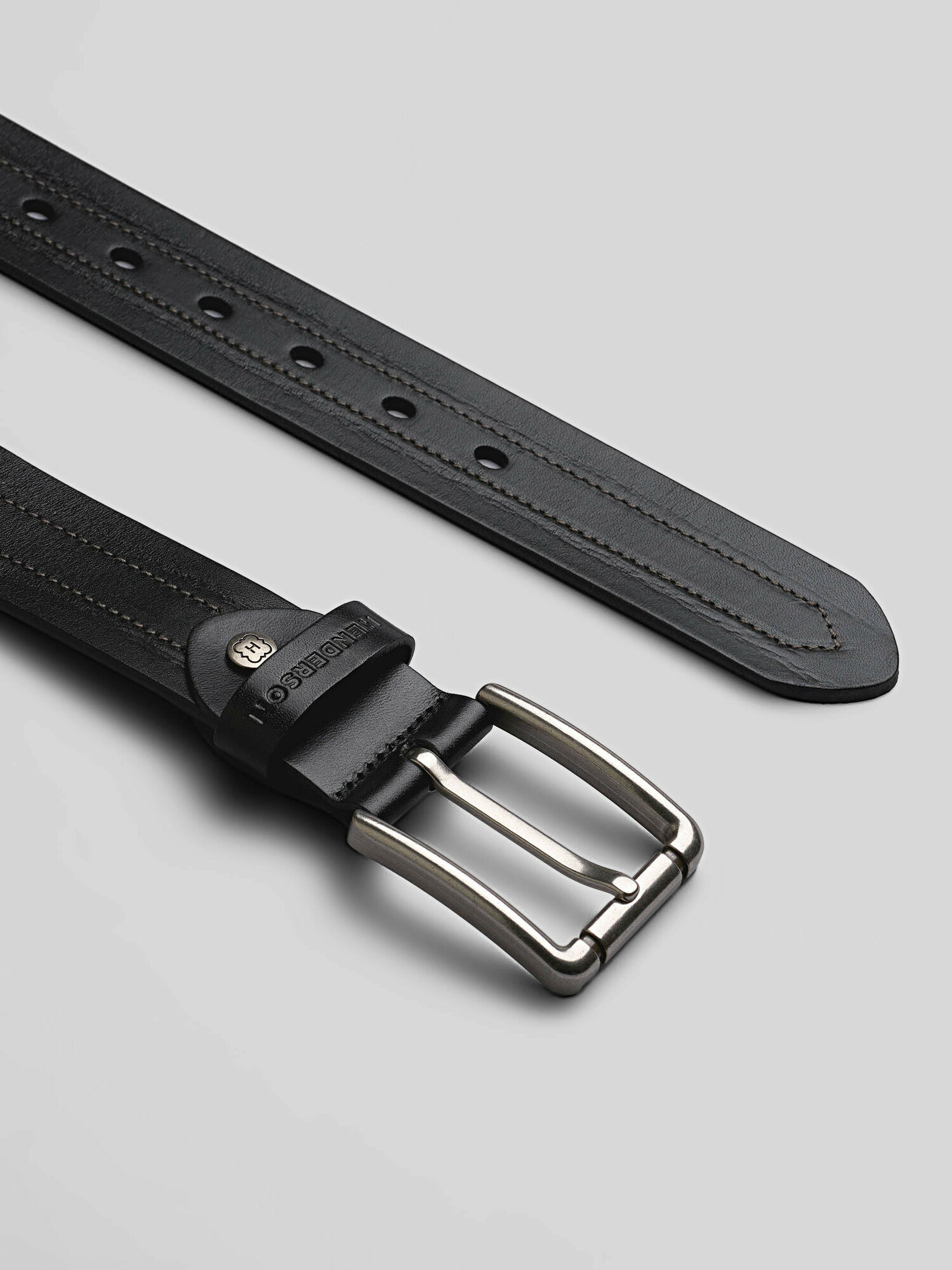 Ремень HENDERSON для мужчин, размер 115, черный — фото 1