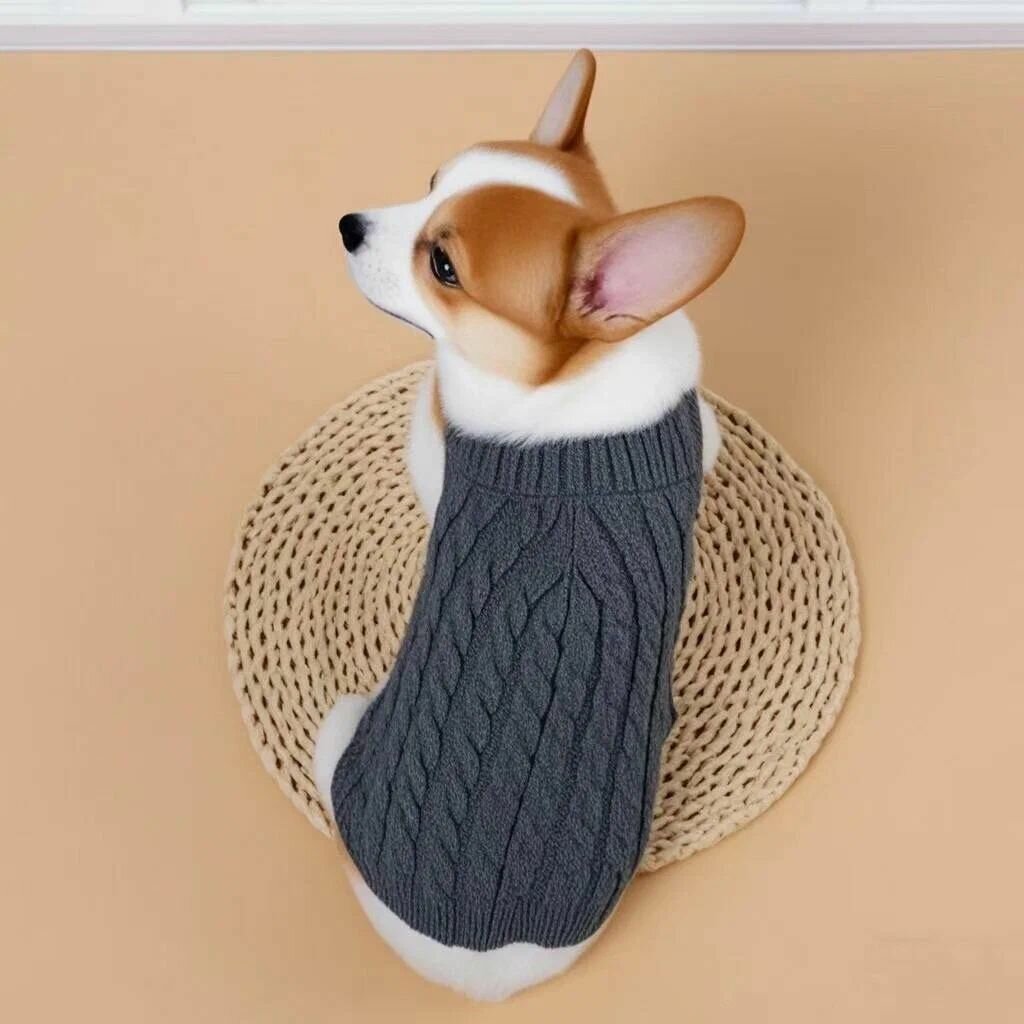 Одежда для животных свитер для собак размер L серый