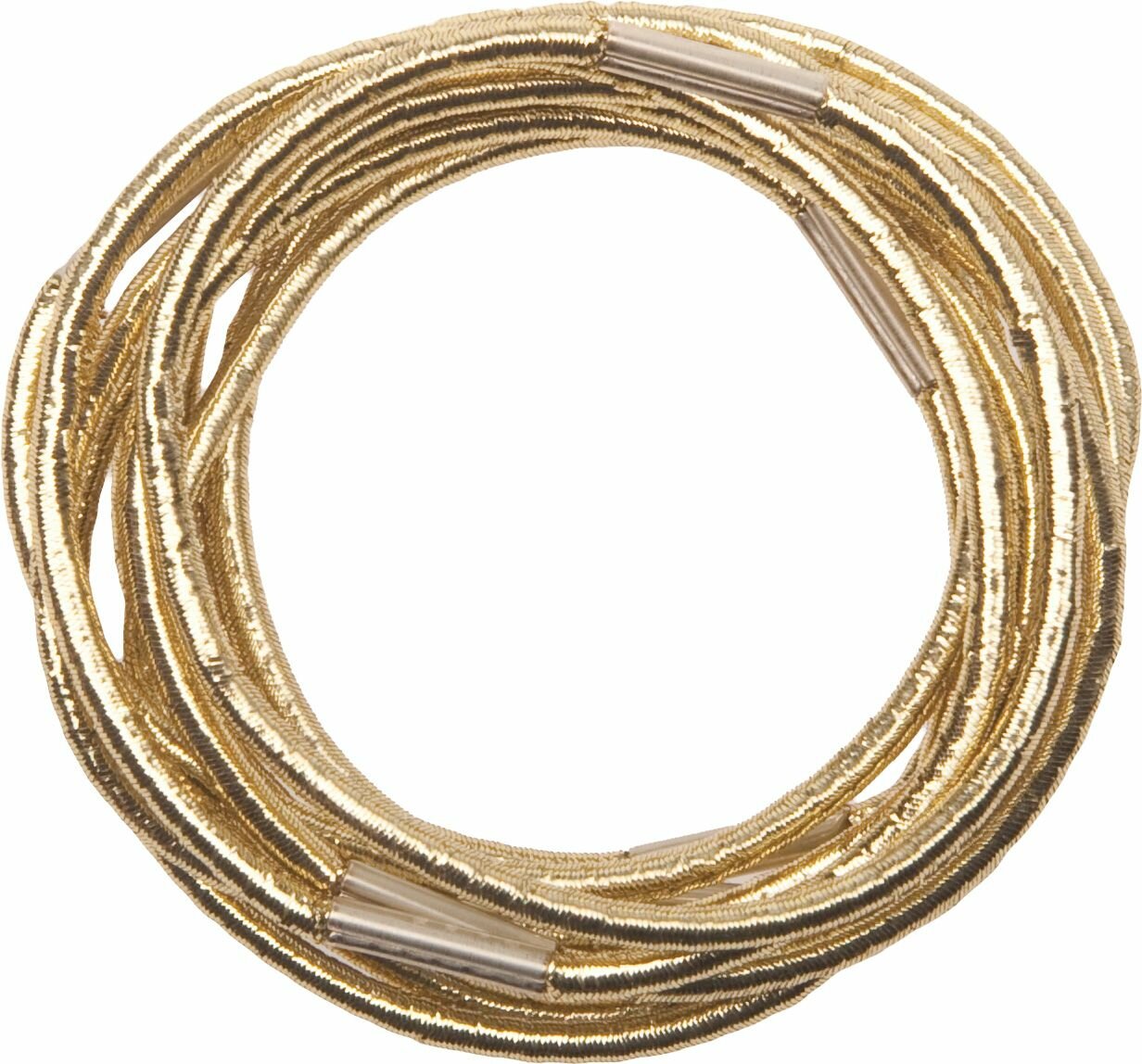 Резинки для волос женские профессиональные DEWAL Pro, 10 шт/уп, midi, золотистый