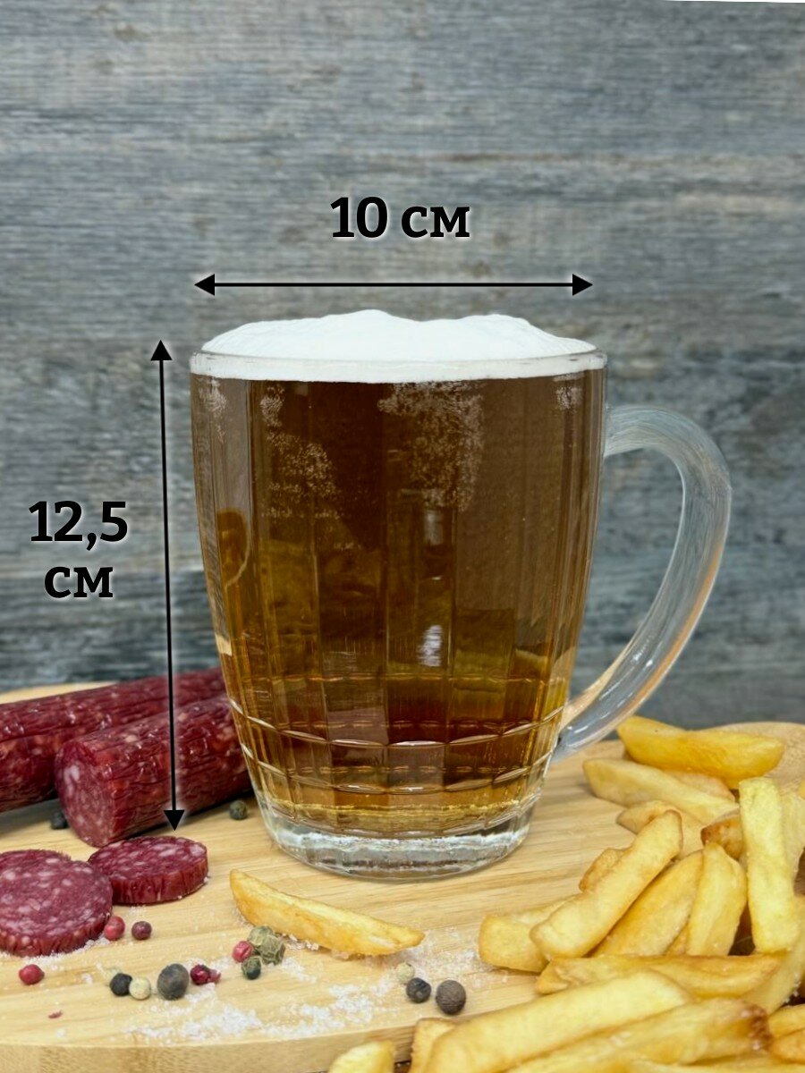 Набор кружек для пива, 2 шт, 500 мл "Ностальгия" СССР, стекло — фото 1