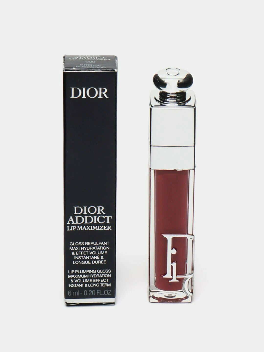 Блеск для губ Dior "Addict Lip Maximizer", 009, плампер, гиалуроновая кислота, розовый коралл, 6мл