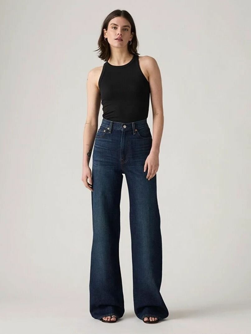 Джинсы клеш 