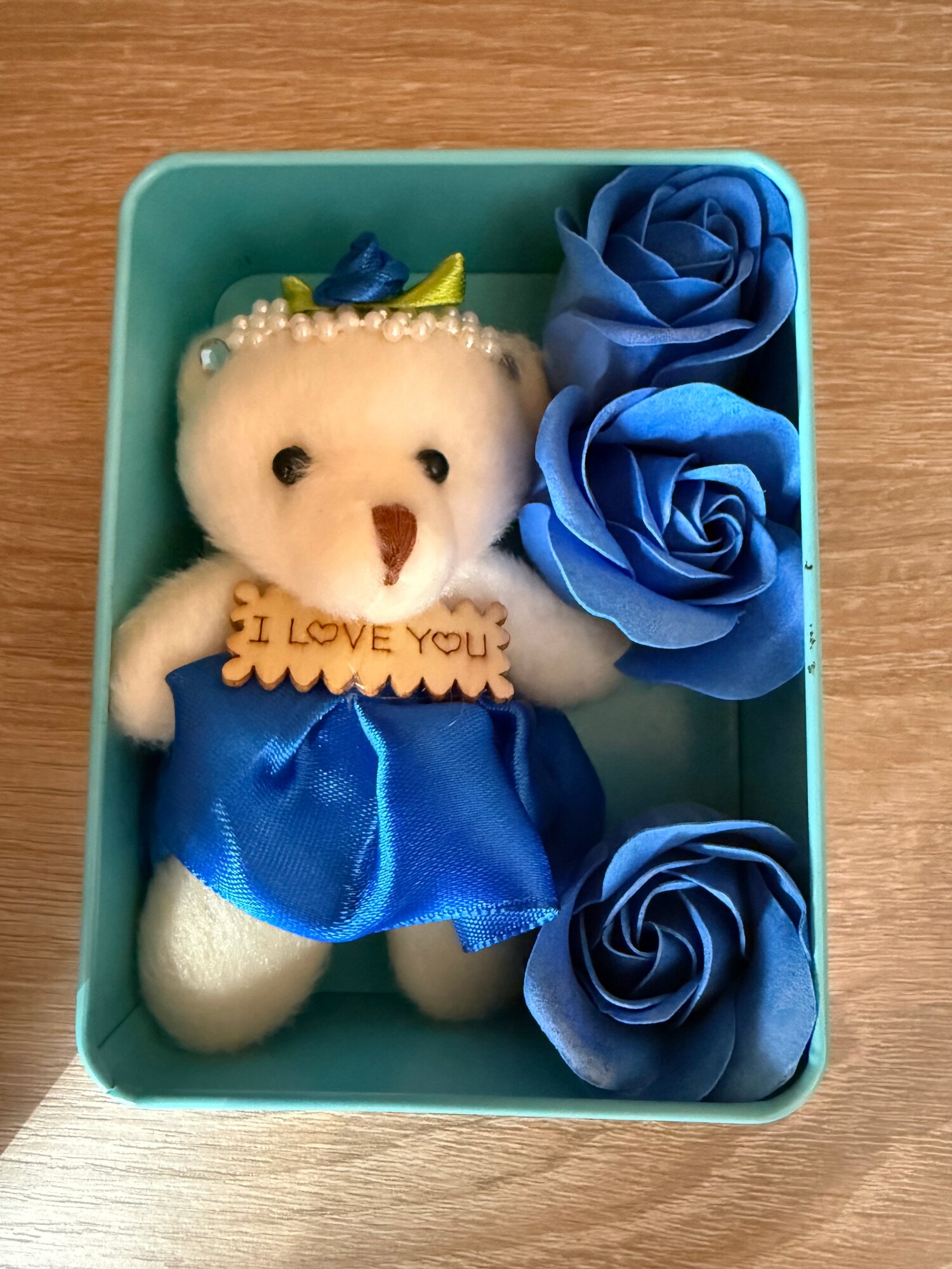 Арома мыло с мягкой игрушкой Teddy и с надписью (I love you), мыло розы с арамотизатором необычный подарок для нее