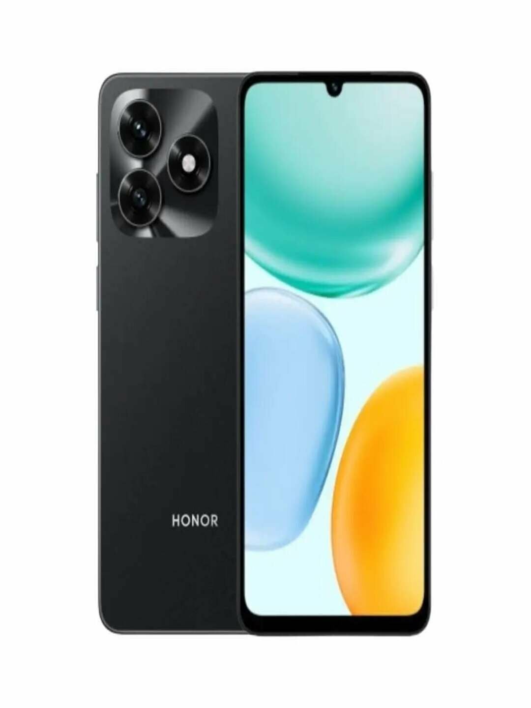 Смартфон HONOR X5C Plus, 4ГБ, 128ГБ, Dual nano SIM, экран 6.74", черный