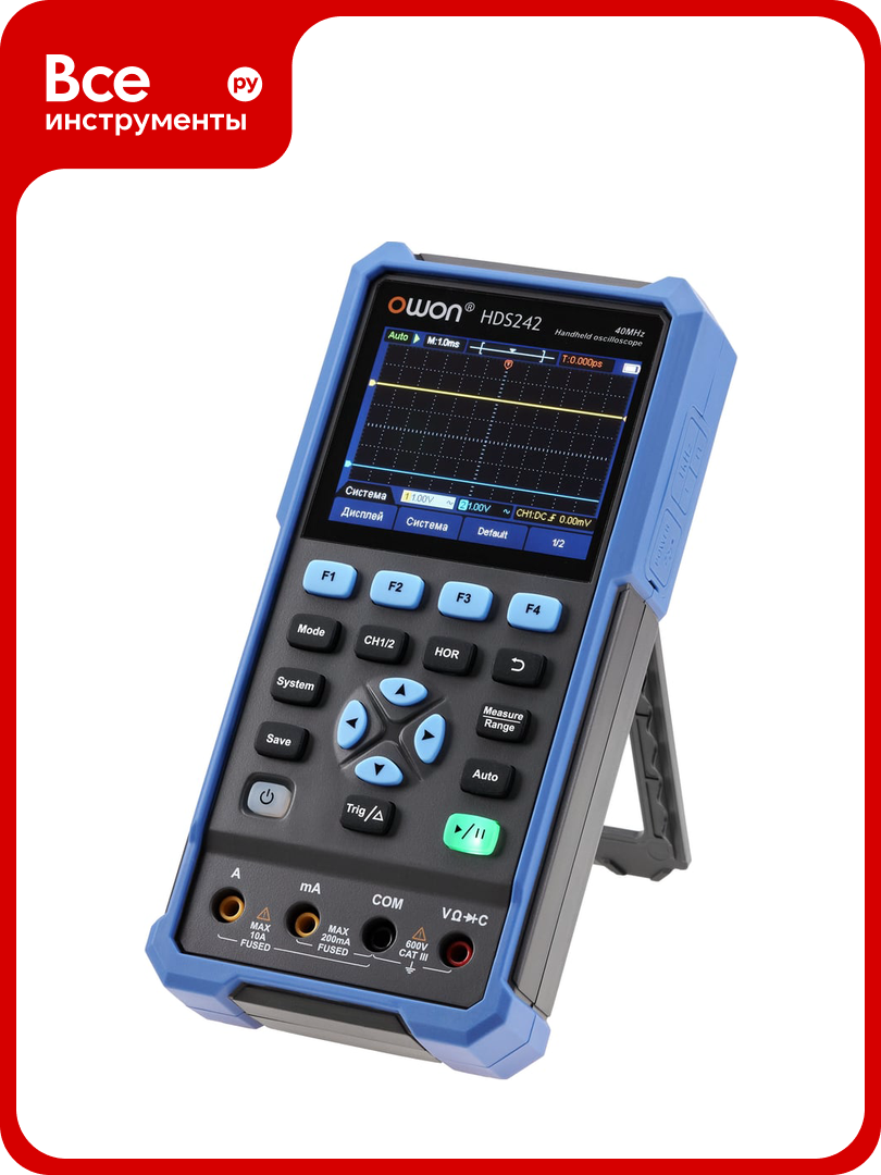 Портативный осциллограф OWON HDS242 OW115