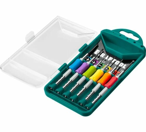 Набор часовых отверток для точных работ KRAFTOOL Precision-6 6 предметов 25679