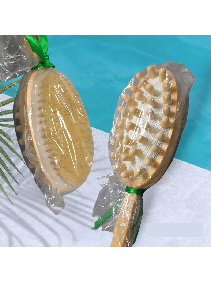 Щетка массажная двусторонняя. — фото 1