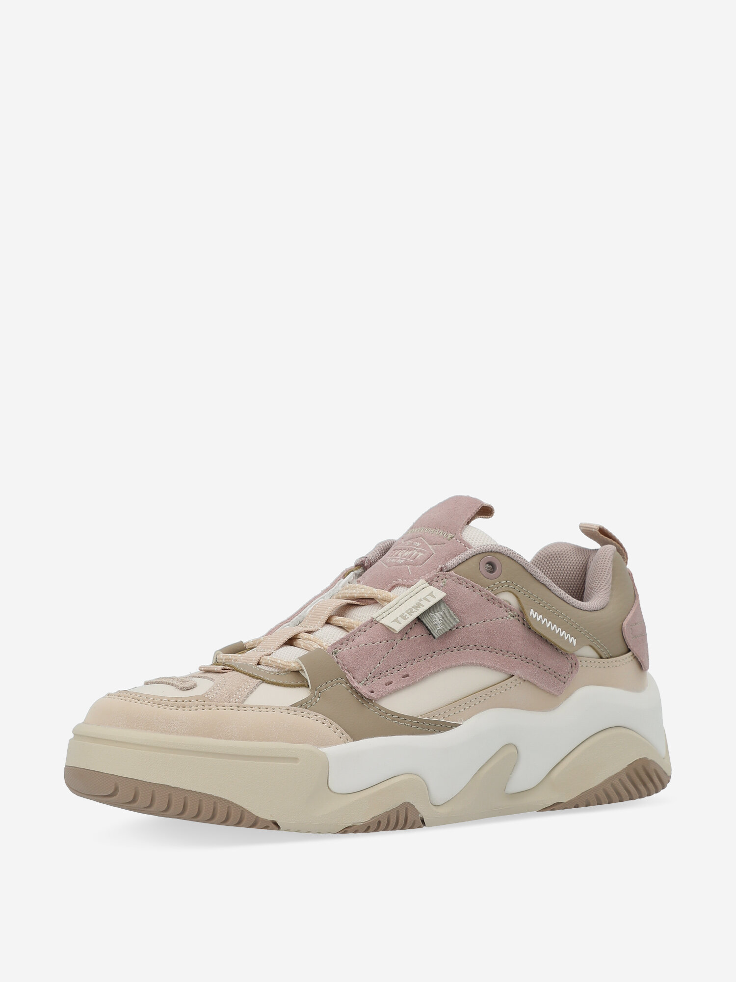 Кеды Termit, размер 39, бежевый/розовый — фото 1