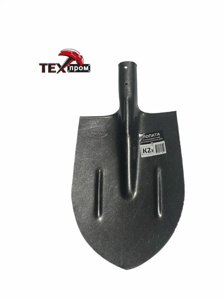 Лопата штыковая БТМ К2э, сталь, остроконечная, рабочая часть 25 см, черная, 1 шт — фото 1