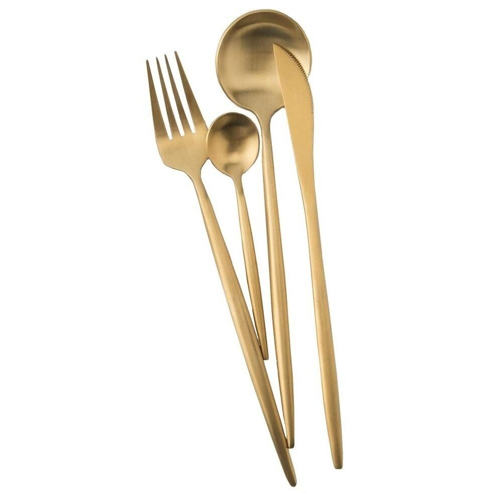 Набор столовых приборов Maison Maxx Modern Flatware Set Gold