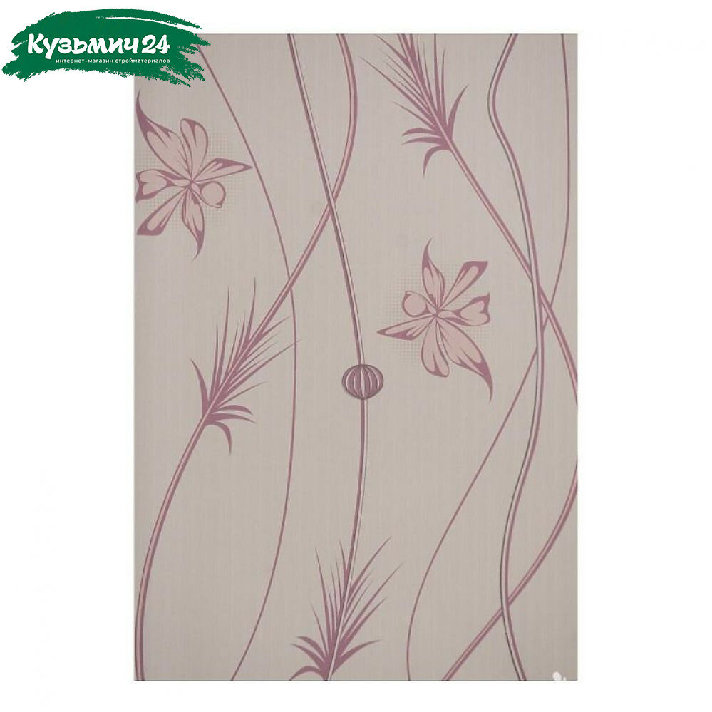 Панель ПВХ Лиана фуксия 0122-3 6х250х2700 мм