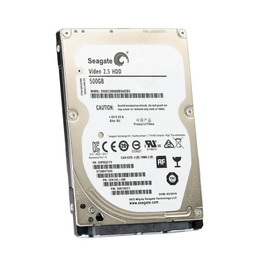 Жесткий диск 2.5" 500GB SATA Б/У