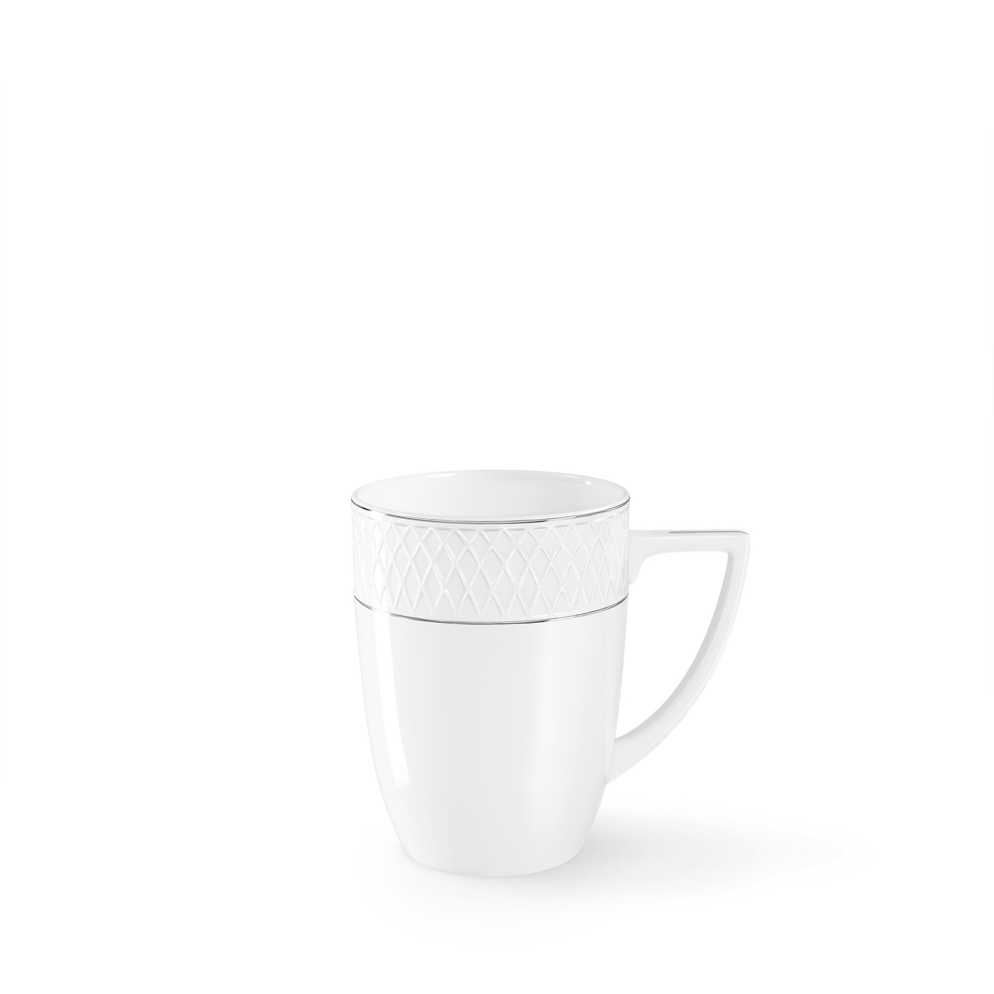 Кружка с платиновыми линиями 450 мл WL‑880103432/A