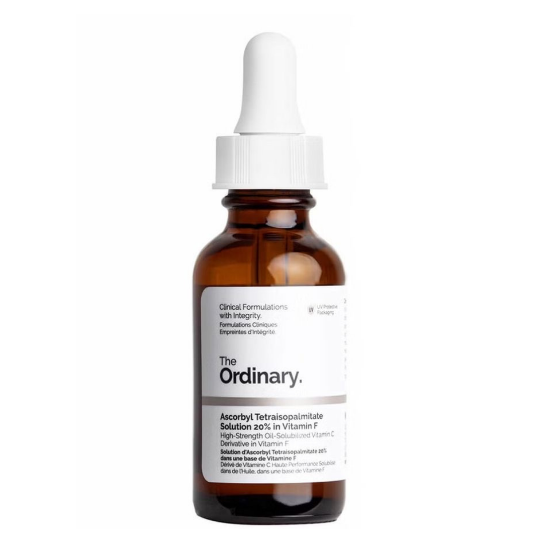 The Ordinary Ascorbyl Tetraisopalmitate Solution 20% in Vitamin F 30ml — масляная сыворотка с витамином C для осветления