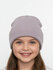 Детская Шапка, вязаная для мальчиков и девочек 7-17 лет - 60, Бежевый меланж