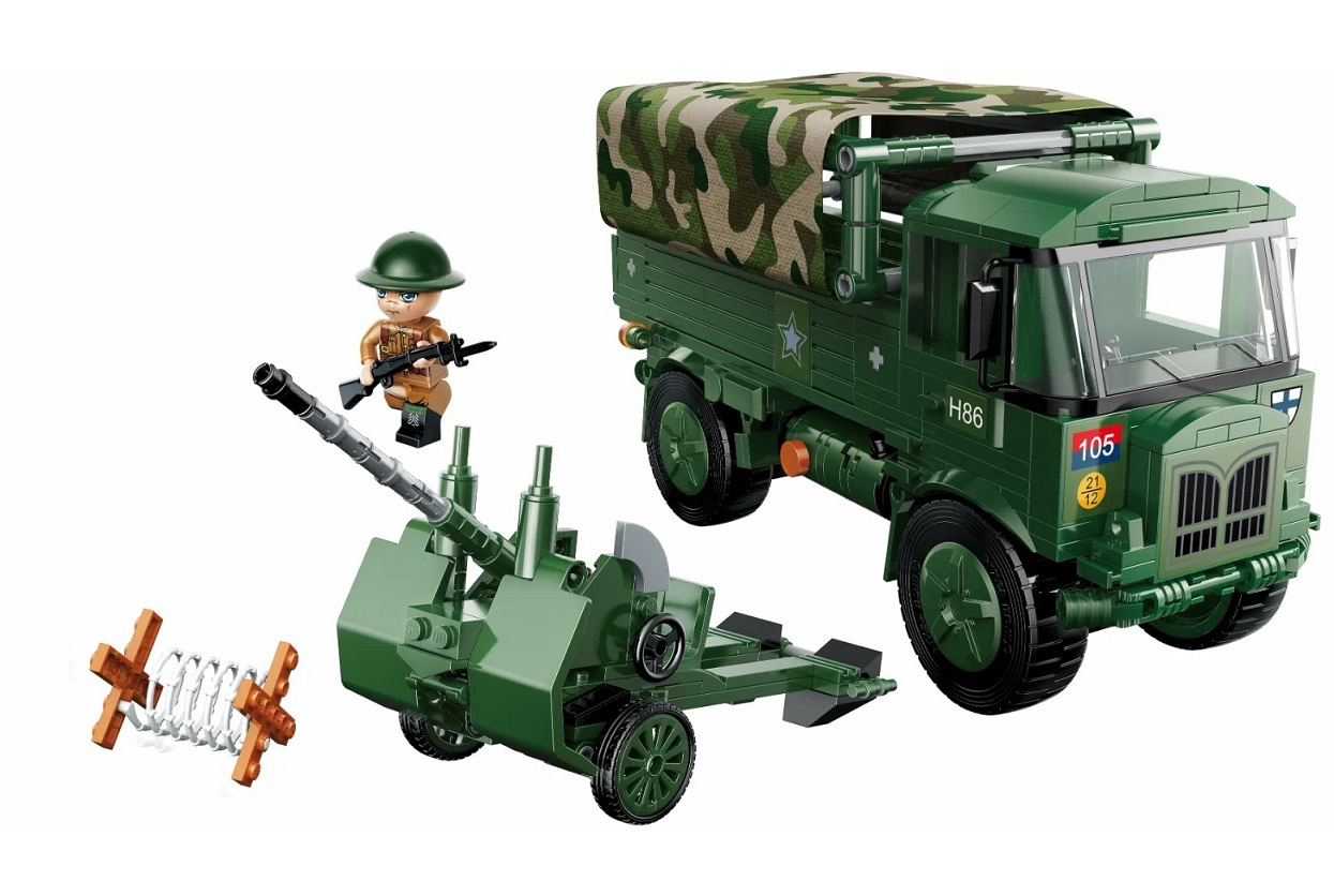 Конструктор Qman "Военная техника" (442 дет.) — фото 1